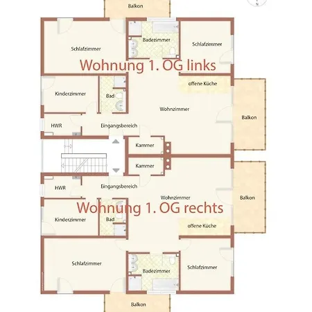 Mein-glowe 1st Floor Right Holiday home